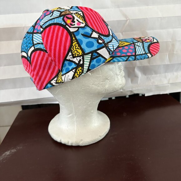 Colorful Canvas Baseball Cap Adjustable Size Unisex Casual Outdoor Hat - Picture 2 of 3